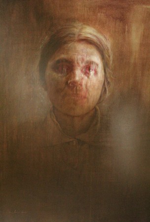 huile sur toile H:146 cm